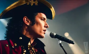 adam ant performing on stage