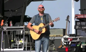 corey smith performing on the mainstage at carolina country music festival in south carolina
