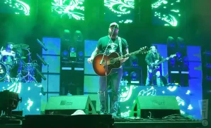 koe wetzel performing on stage with a guitar in tulsa oklahoma