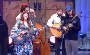 watchhouse performing on stage together 2022