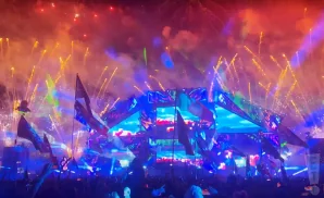 the stage at electric daisy carnival 2023 in las vegas, nv.