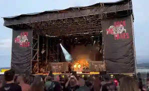 rock the lake festival 2022 in vallamand, switzerland.
