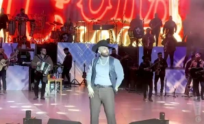 carin leon performing at auditorio guelaguetza in oaxaca mexico