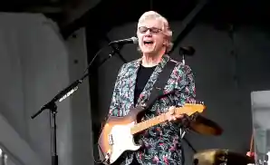 steve miller playing at the fair grounds race course in new orleans, louisiana.