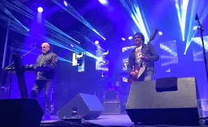 a flock of seagulls live at spencer smith park in burlington canada