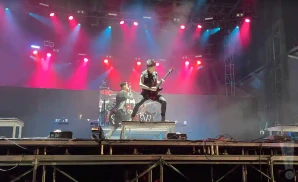 black veil brides performing on the mainstage at the when we were young festival in las vegas