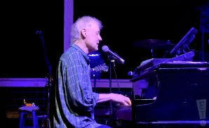 bruce hornsby performing on stage at the coves at smith mountain lake in union hall virginia