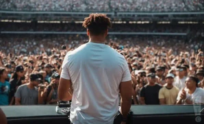 common kings performing on stage to a large crowd in a stadium