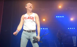 killer queen performing on stage at the ames center in burnsville minnesota