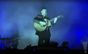 shakey graves performing on stage at the wiltern in los angeles california