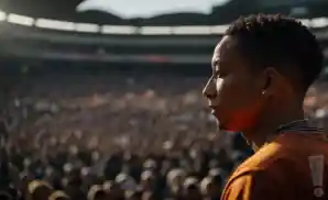 photograph of loyle carner performing live on stage at a hip-hop concert