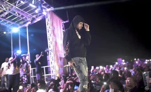 the american rapper toosii performing live at rolling loud festival