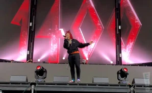 trippie redd performing live at the rolling loud