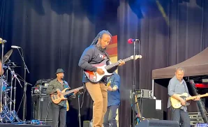 ziggy marley live at grona lund in stockholm, sweden.