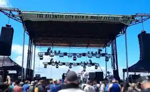 the atlantic city beer & music festival 2023 stage.