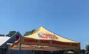 a food booth at the 2022 tacos and tequila festival.