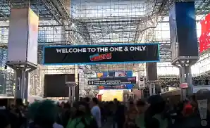 new york comic con 2022 welcome sign.