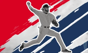 a washington nationals baseball player pitching the ball