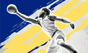 a memphis grizzlies basketball player looks down the court with a basketball in his hand