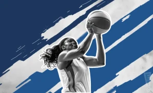 a minnesota lynx wnba basketball jumping to shoot the ball