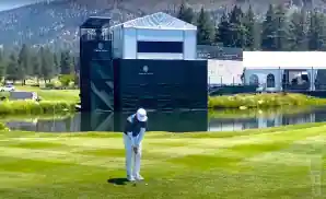 american century championship 2021 at the edgewood tahoe golf course in zephyr cove, nevada.