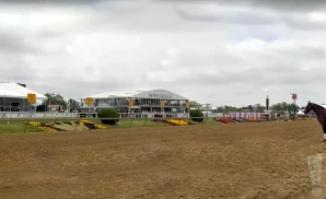 preakness stakes race at the pimlico race course 2023.