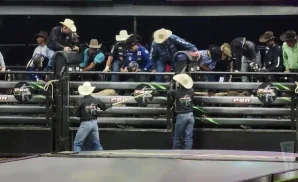 pbr event at the prudential center in newark, new jersey.