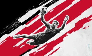 a d.c. united goalkeeper soccer player diving to make a save