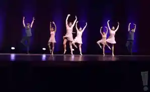 dancers performing on stage at the houston theater district in houston, texas.