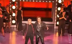 a beautiful noise - the neil diamond musical at the broadhurst theatre in new york city.