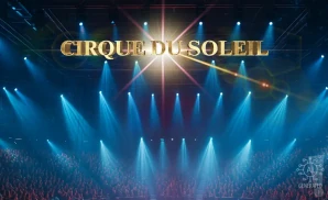 the cast of cirque du soleil - mystere at the end of the show in 2022.