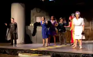 clue the musical being performed at the weber school in sandy springs, georgia.