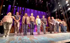 come from away musical 2023 at the phoenix theatre in london, england.