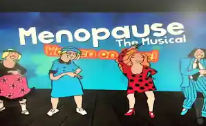 menopause - the musical signage.