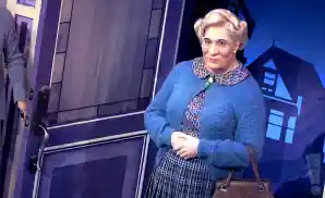 actor playing mrs. doubtfire in mrs. doubtfire - the musical.