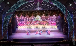 radio city christmas spectacular 2022 at the radio city music hall in new york city.