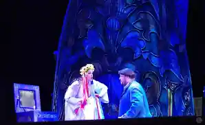 man and woman preforming in the st. petersburg opera.
