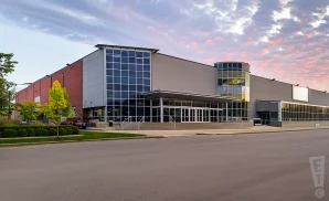 an exterior promotional venue picture of covelli centre youngstown at sunset