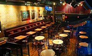 an interior picture of the dakota jazz club during the night while empty