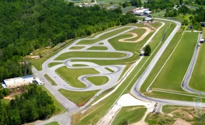 an aerial promotional venue picture of the road america raceway during the day