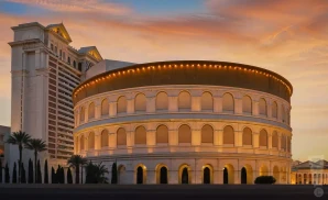 A photograph of The Colosseum At Caesars Palace in Las Vegas Nevada