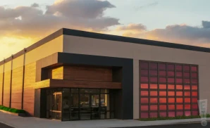 exterior promotional venue picture of the district with a sunny sky