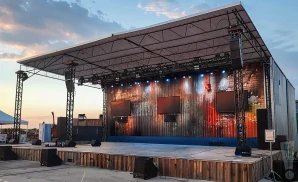 an exterior promotional venue picture of the post og with a sunny sky