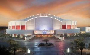 A photograph of Thomas & Mack Center in Las Vegas Nevada