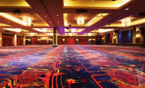 uncas ballroom at mohegan sun from the interior while empty.