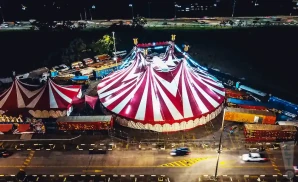 under the big top at redwood empire fairgrounds