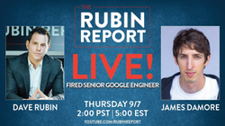 James Damore on
              
               The Rubin Report
              
              ​ (September 8, 2017)