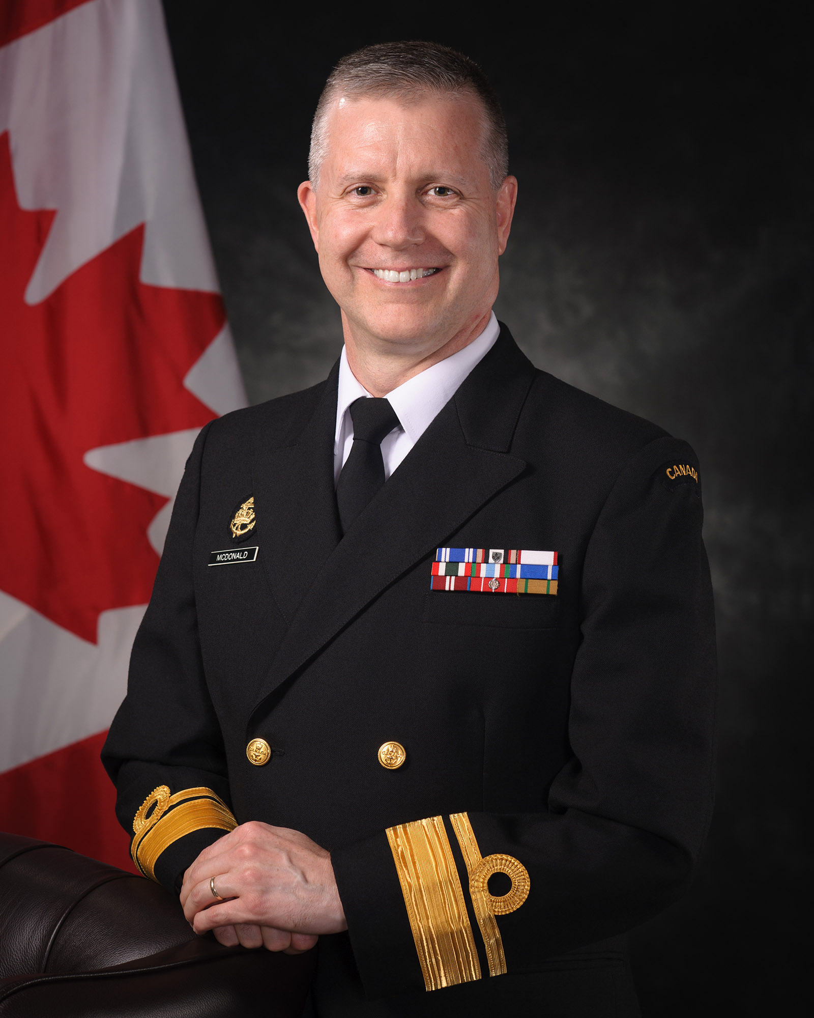 Formal Portrait of RearAdmiral Art McDonald eVeritas