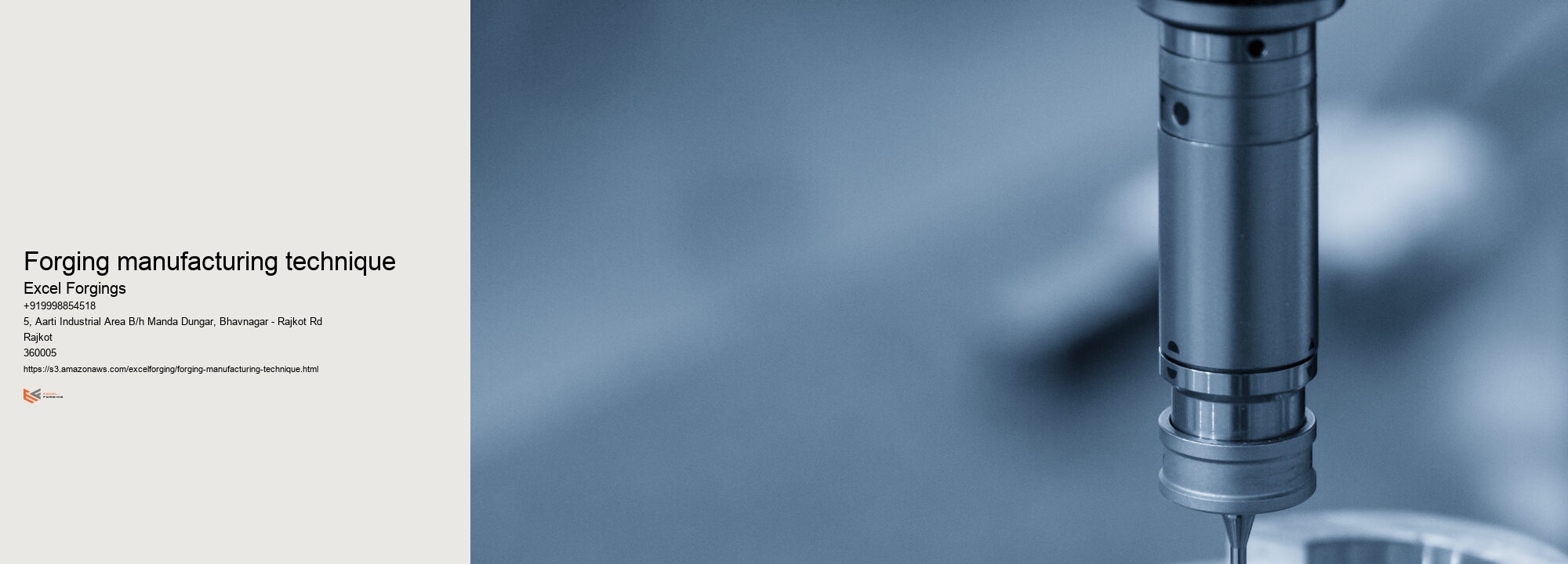forging manufacturing technique