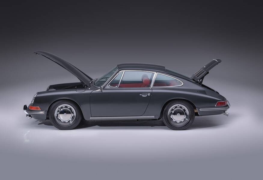 1967 912 Fully Restored, Slate Grey Over Red! picture #3